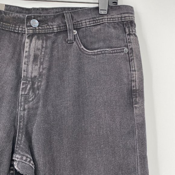 The People Vs. Men's Lithium Jeans Distressed sz 34 Wasted Black Bandana Cropped - Picture 3 of 10